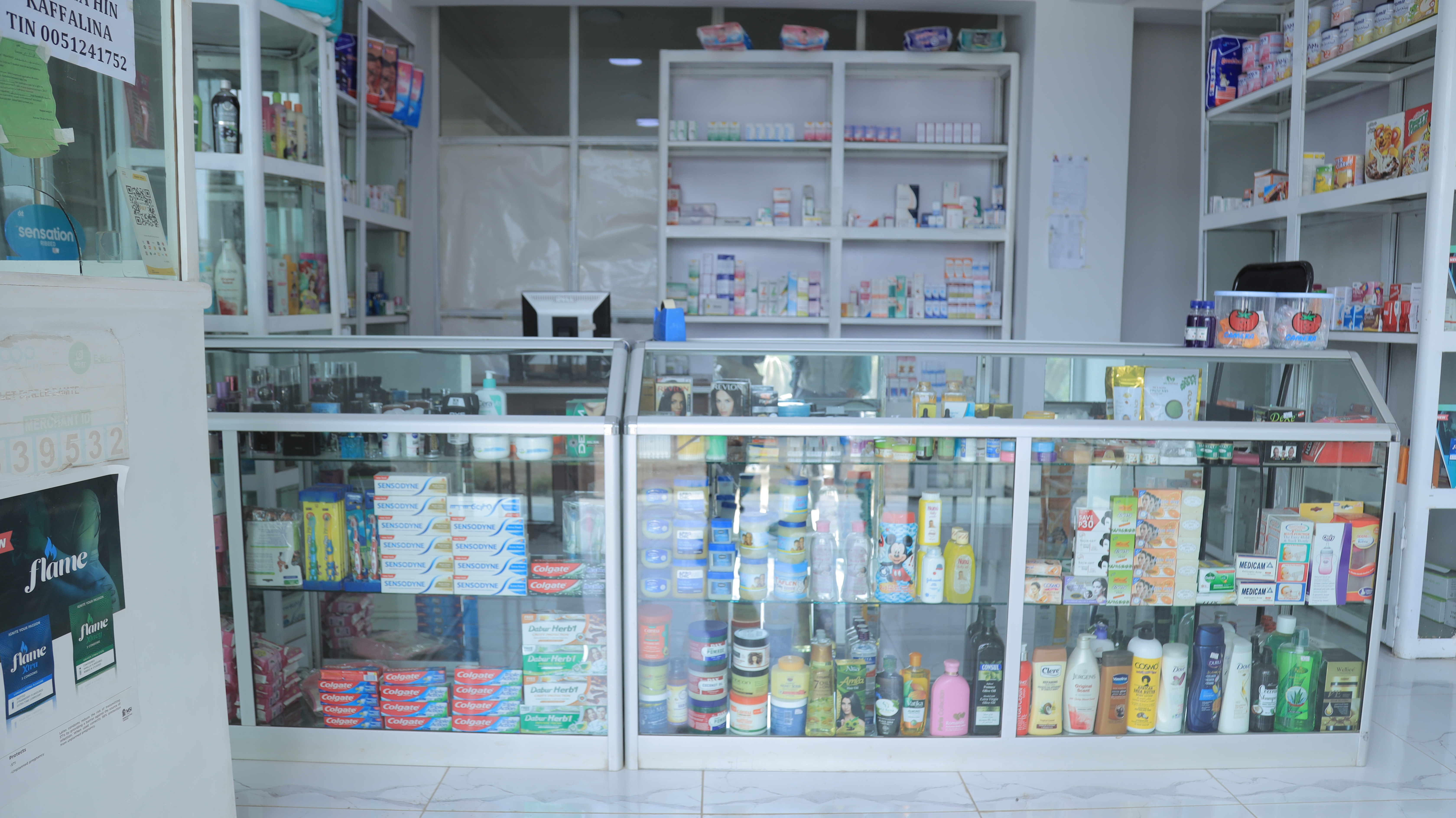 Pharmacist preparing medications